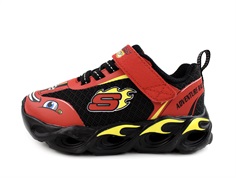 Skechers red/black wheel buddies sneaker med blink